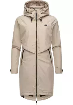 Трикотажное пальто Ragwear "Фродик", стильная женская парка оверсайз на переходный период, цвет Sand