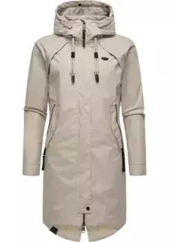 Трикотажное пальто Ragwear "Rejany", модная женская парка переходного периода, цвет Bone