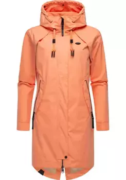 Трикотажное пальто Ragwear "Rejany", модная женская парка переходного периода, цвет Pfirsich