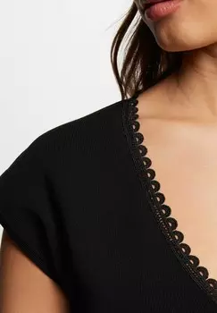 Трикотажное платье A-LINE MINI Morgan, черный