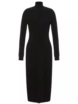 Трикотажное платье Alberta Ferretti, черный