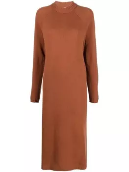 Трикотажное платье Alysi, коричневый