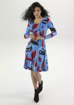 Трикотажное платье Aniston SELECTED легкого А-силуэта - НОВАЯ КОЛЛЕКЦИЯ, черный