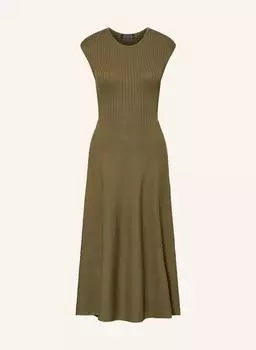 Трикотажное платье Armani Exchange, хаки