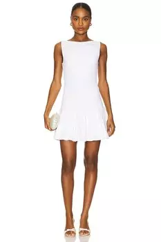 Трикотажное платье Audrina Retrofete, white