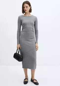 Трикотажное платье Basilo Mango, цвет grey