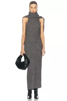 Трикотажное платье без рукавов с высоким воротником Kiandra Nicholas, цвет Charcoal