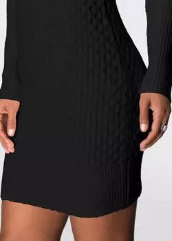 Трикотажное платье Bodyflirt Boutique, черный