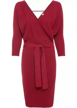 Трикотажное платье Bodyflirt Boutique, красный