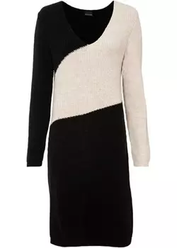 Трикотажное платье Bodyflirt, черный