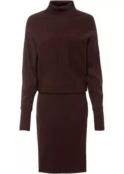 Трикотажное платье Bodyflirt, коричневый