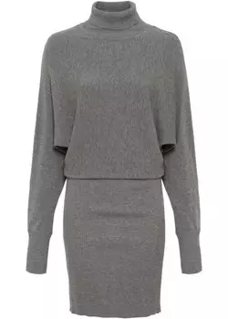 Трикотажное платье Bodyflirt, серый