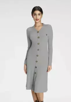 Трикотажное платье Bruno Banani, серый