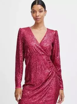 Трикотажное платье bysolia B.Young, розовый