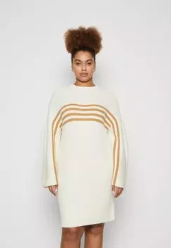 Трикотажное платье CARKATIA ONLY Carmakoma, молоко