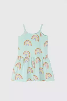 Трикотажное платье Coccodrillo монетный двор с принтом