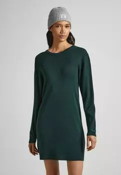 Трикотажное платье ДАРИСЕ Pepe Jeans, темно-зеленый