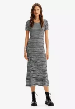 Трикотажное платье Desigual, черное