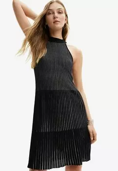 Трикотажное платье Desigual, цвет black