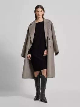 Трикотажное платье длиной до колена с вырезом-лодочкой Zero, черный