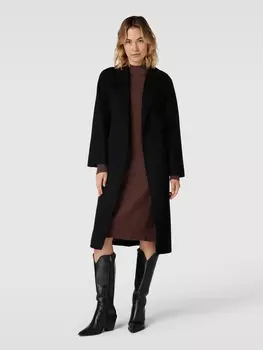 Трикотажное платье длиной до колена с разрезами по бокам модель "Вирил" Vila, коричневый