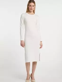 Трикотажное платье Dreimaster, белый