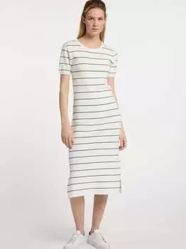 Трикотажное платье Dreimaster, белый