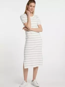 Трикотажное платье Dreimaster, белый