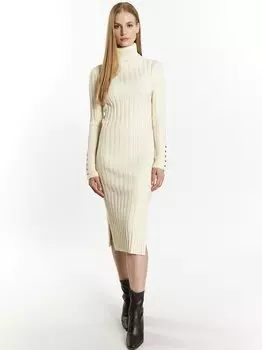 Трикотажное платье Dreimaster, бежевый