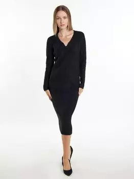 Трикотажное платье Dreimaster, черный