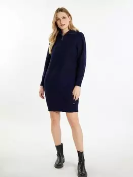 Трикотажное платье Dreimaster, синий