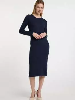 Трикотажное платье Dreimaster, синий