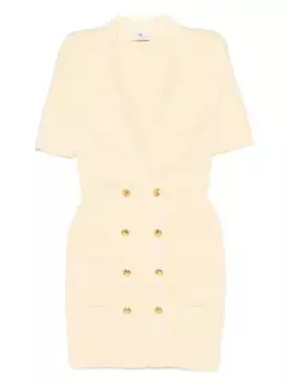 Трикотажное платье Elisabetta Franchi, желтый