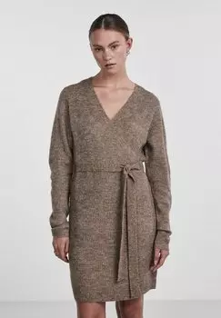 Трикотажное платье ELLEN WRAP NOOS BC Pieces, ископаемое