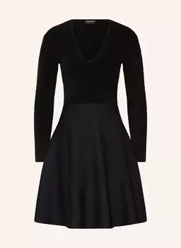 Трикотажное платье Emporio Armani, черный