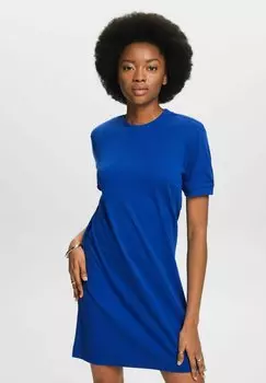 Трикотажное платье Esprit, цвет bright blue