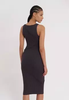 Трикотажное платье Even&Odd, темно-серый