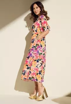 Трикотажное платье FLORAL TEA, REGULAR FIT Myleene Klass, красный