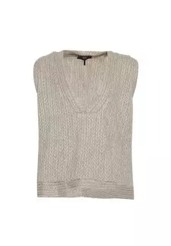 Трикотажное платье Fun&Fun, бежевое