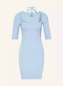 Трикотажное платье Ganni, синий