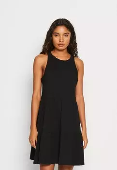 Трикотажное платье GAP, черный