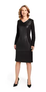 Трикотажное платье HERMANN LANGE Collection "Трикотажное платье HERMANN LANGE Collection Ребекка", черный