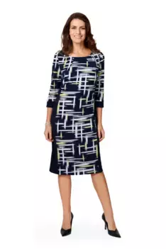 Трикотажное платье HERMANN LANGE Collection "Трикотажное платье HERMANN LANGE Collection Янина ", желтый