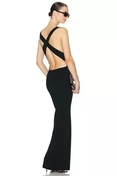 Трикотажное платье Ianli Helsa, черный