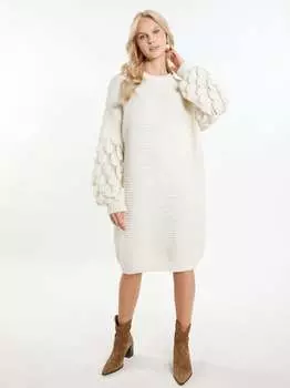 Трикотажное платье Izia, белый