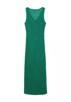 Трикотажное платье Jilguero Mango, зеленое