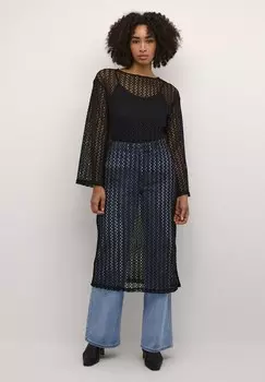 Трикотажное платье Kaffe, пестрый черный