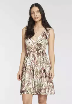 Трикотажное платье Laura Scott с поясом - НОВАЯ КОЛЛЕКЦИЯ, цвет Wei-Geblmt