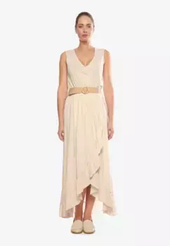 Трикотажное платье Le Temps Des Cerises "FILIPYN", элегантного кроя, бежевый