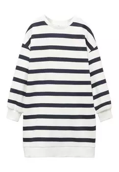 Трикотажное платье Mango Kids, цвет dunkles marineblau
